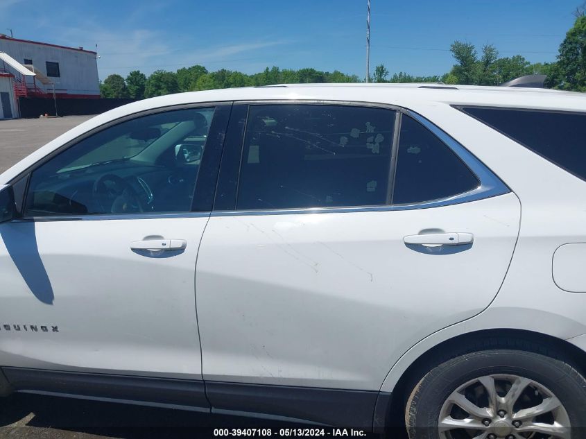 2018 Chevrolet Equinox Lt VIN: 3GNAXJEV0JS607592 Lot: 39407108