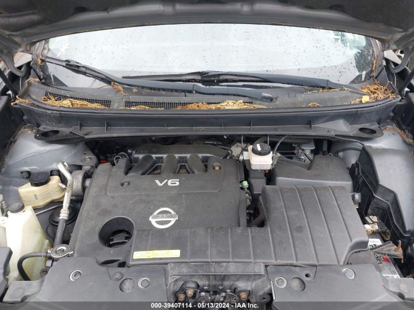 2009 Nissan Murano Sl VIN: JN8AZ18W69W139301 Lot: 39407114