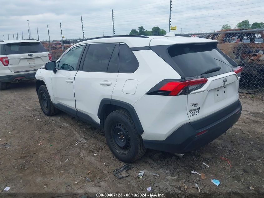 2021 Toyota Rav4 Le VIN: 2T3G1RFV9MW168563 Lot: 39407123