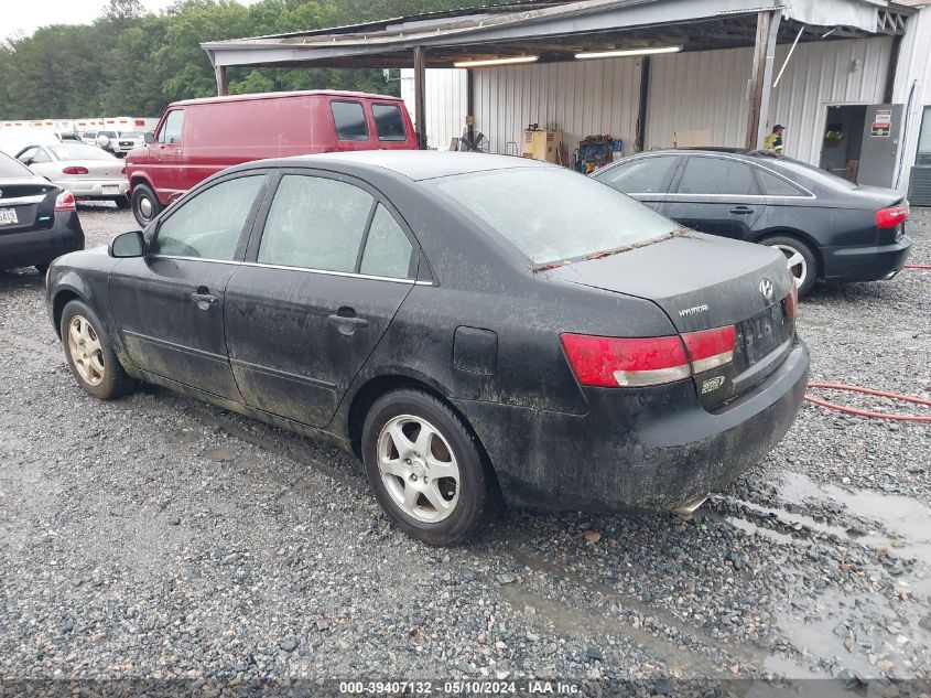 2006 Hyundai Sonata Gls V6/Lx V6 VIN: 5NPEU46F96H055166 Lot: 39407132