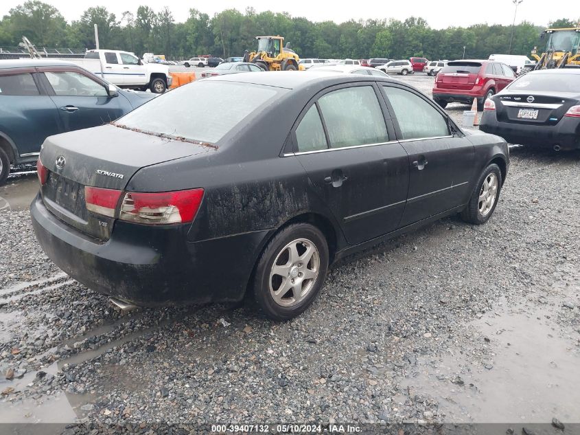 2006 Hyundai Sonata Gls V6/Lx V6 VIN: 5NPEU46F96H055166 Lot: 39407132