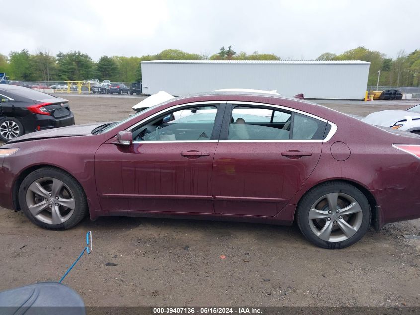 2014 Acura Tl Tech VIN: 19UUA9F55EA000343 Lot: 39407136