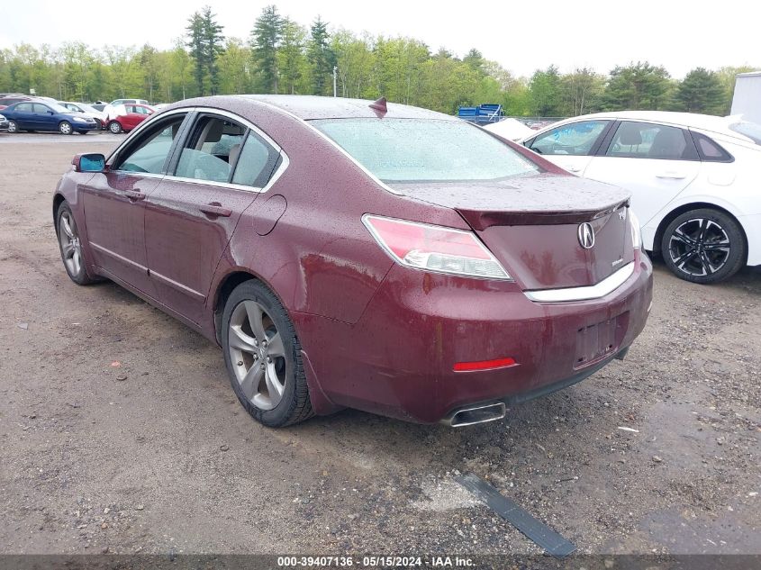 2014 Acura Tl Tech VIN: 19UUA9F55EA000343 Lot: 39407136