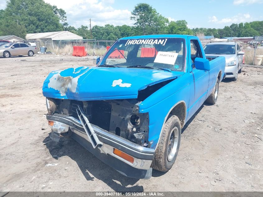 1991 Chevrolet S Truck S10 VIN: 1GCCS14R7M8204033 Lot: 39407181