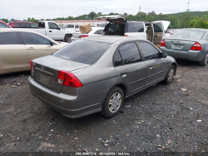 2005 Honda Civic Vp VIN: 2HGES16335H627609 Lot: 39407218