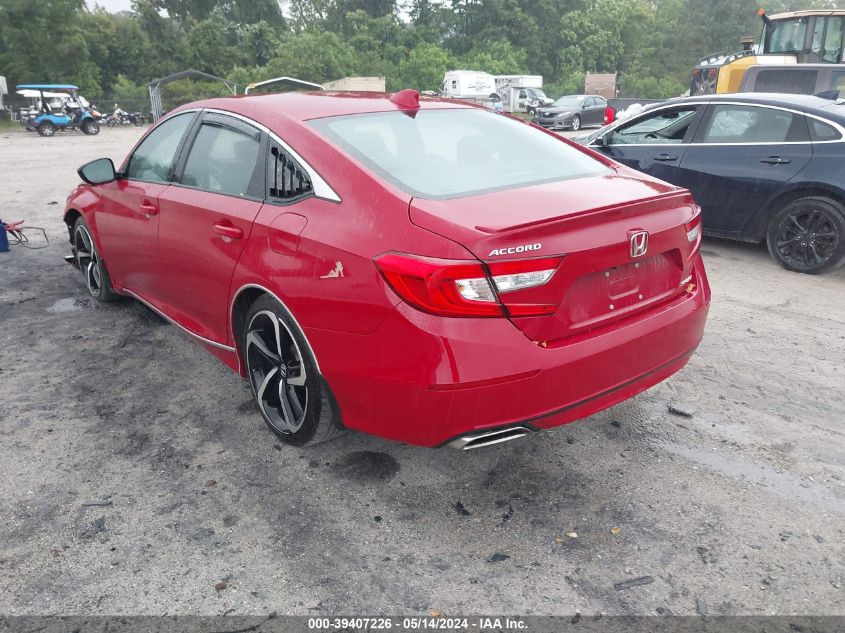 2020 Honda Accord Sport VIN: 1HGCV1F33LA13627 Lot: 39407226