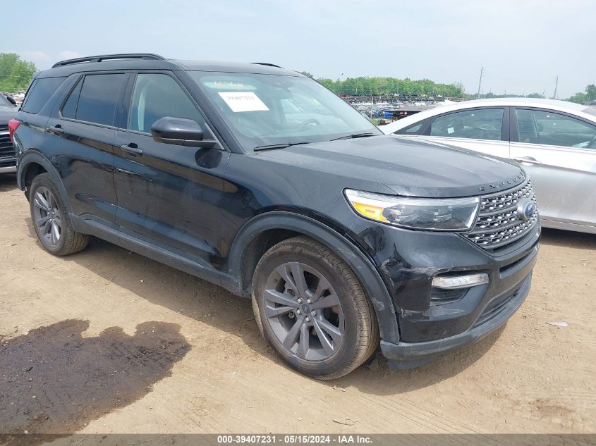 2022 Ford Explorer Xlt VIN: 1FMSK8DH2NGB77760 Lot: 39407231