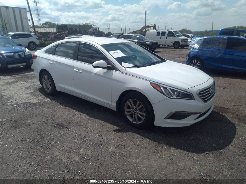 2015 Hyundai Sonata Se VIN: 5NPE24AF3FH178524 Lot: 39407235