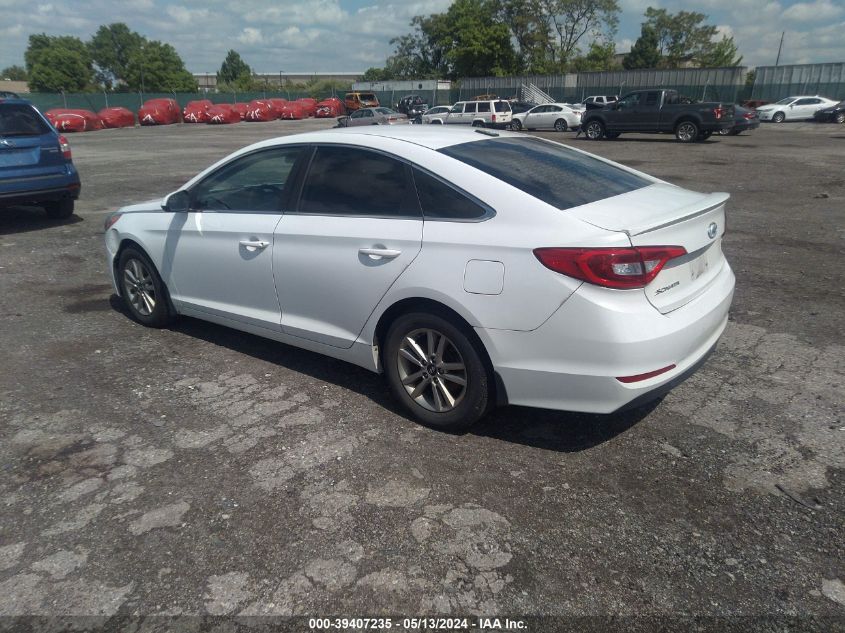 2015 Hyundai Sonata Se VIN: 5NPE24AF3FH178524 Lot: 39407235