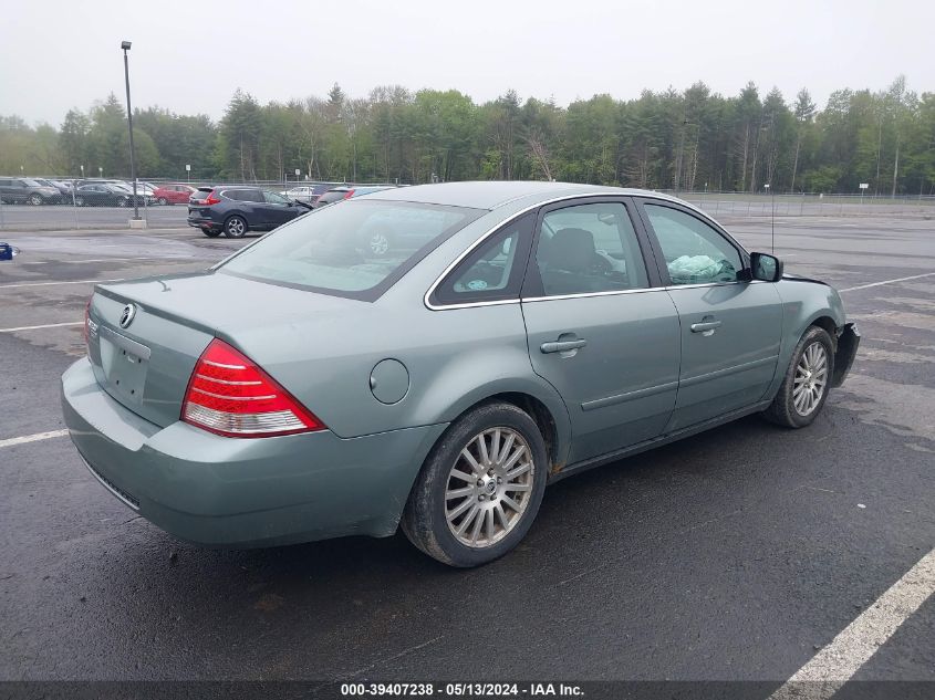 2005 Mercury Montego Premier VIN: 1MEFM42195G600654 Lot: 39407238