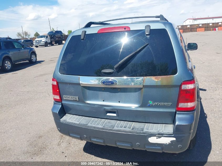 1FMCU5K3XBKC68384 2011 Ford Escape Hybrid Limited