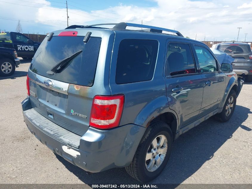 1FMCU5K3XBKC68384 2011 Ford Escape Hybrid Limited