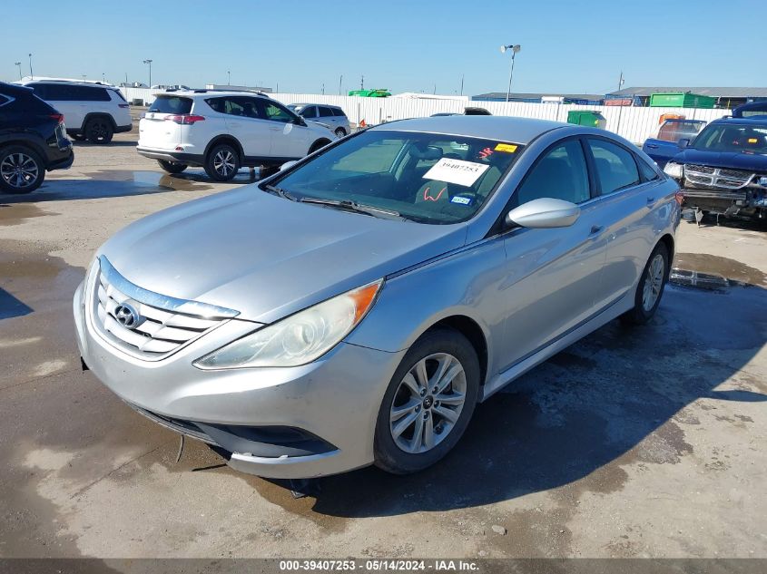 2014 Hyundai Sonata Gls VIN: 5NPEB4AC4EH843922 Lot: 39407253