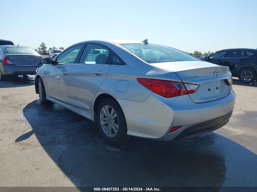 2014 Hyundai Sonata Gls VIN: 5NPEB4AC4EH843922 Lot: 39407253