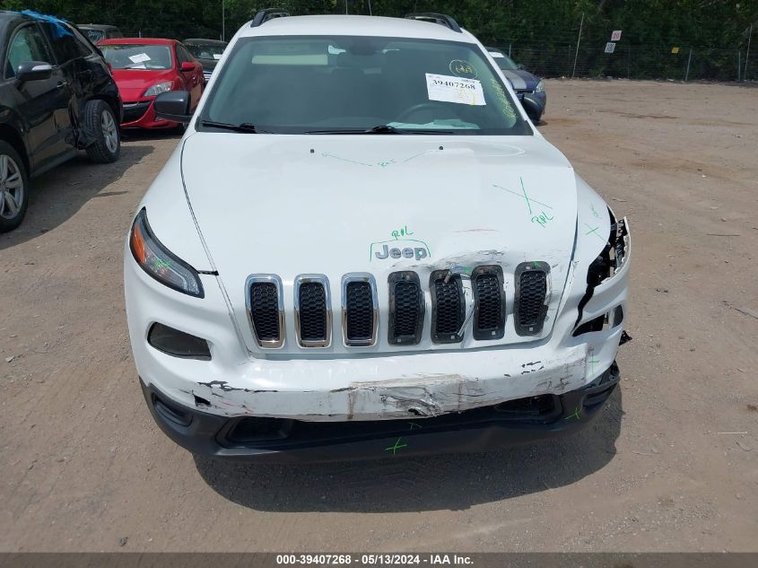 2015 Jeep Cherokee Sport VIN: 1C4PJMAB6FW764136 Lot: 39407268