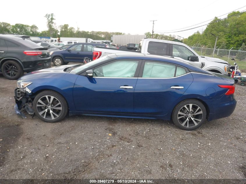 2018 Nissan Maxima 3.5 Sl VIN: 1N4AA6APXJC396637 Lot: 39407279