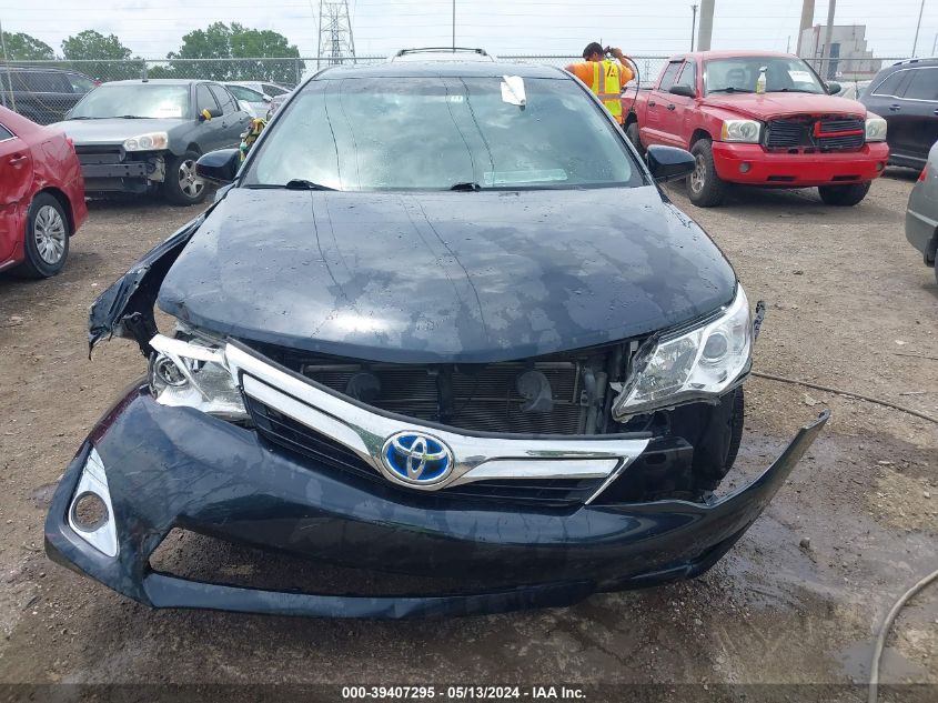 2013 Toyota Camry Hybrid Xle VIN: 4T1BD1FK6DU072780 Lot: 39407295