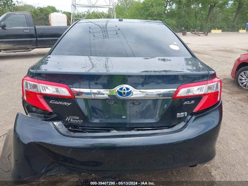 2013 Toyota Camry Hybrid Xle VIN: 4T1BD1FK6DU072780 Lot: 39407295