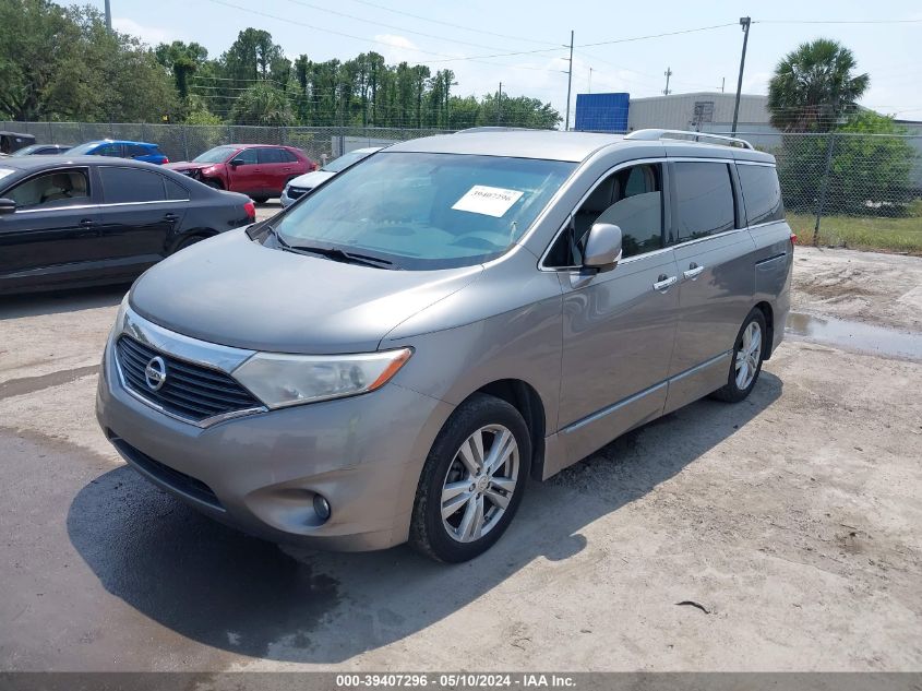 2011 Nissan Quest Sl VIN: JN8AE2KP2B9004873 Lot: 39407296