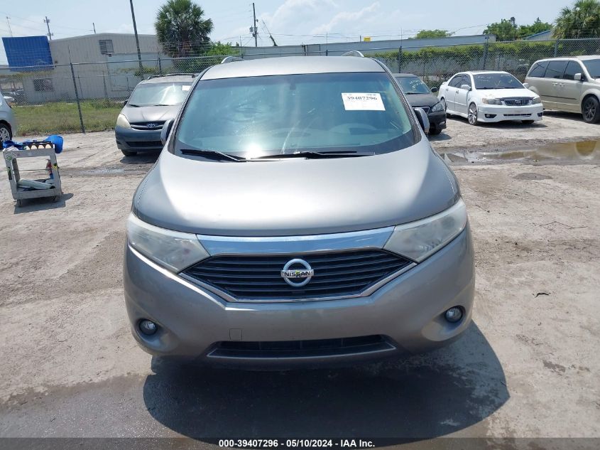 2011 Nissan Quest Sl VIN: JN8AE2KP2B9004873 Lot: 39407296