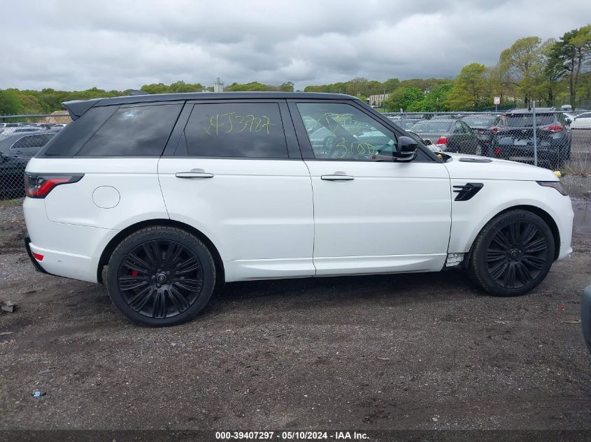 2018 Land Rover Range Rover Sport Hse Dynamic VIN: SALWV2SV3JA698480 Lot: 39407297