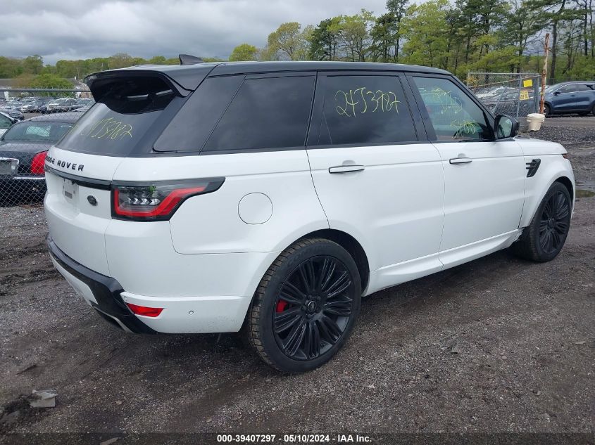 2018 Land Rover Range Rover Sport Hse Dynamic VIN: SALWV2SV3JA698480 Lot: 39407297