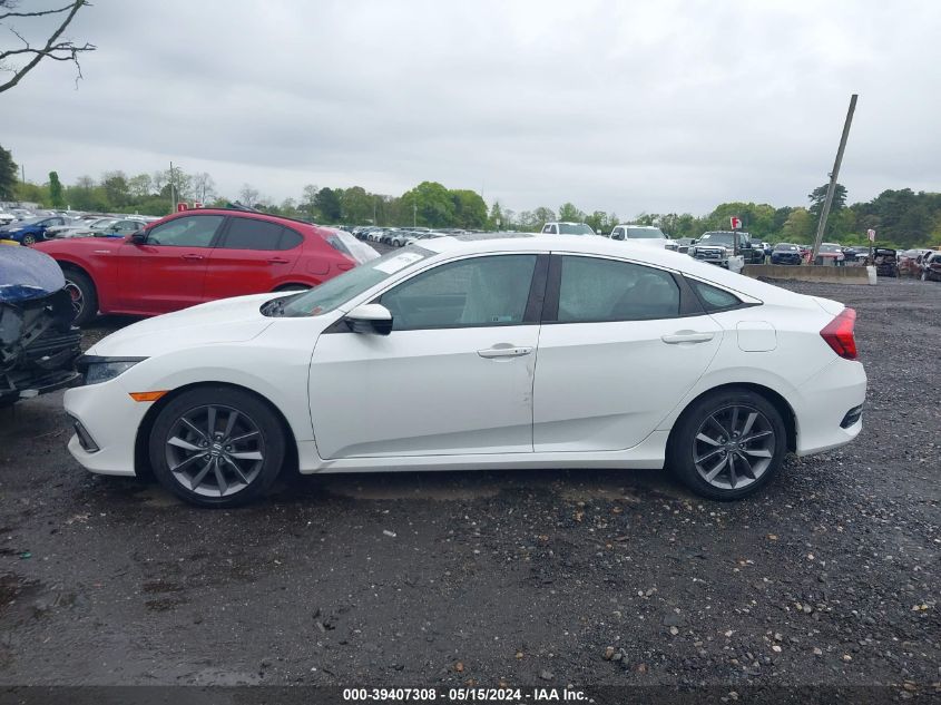 2019 Honda Civic Ex VIN: 19XFC1F37KE206869 Lot: 39407308