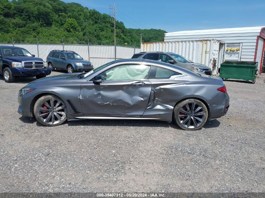 2022 Infiniti Q60 Red Sport 400 Awd VIN: JN1FV7LL3NM680540 Lot: 39407312