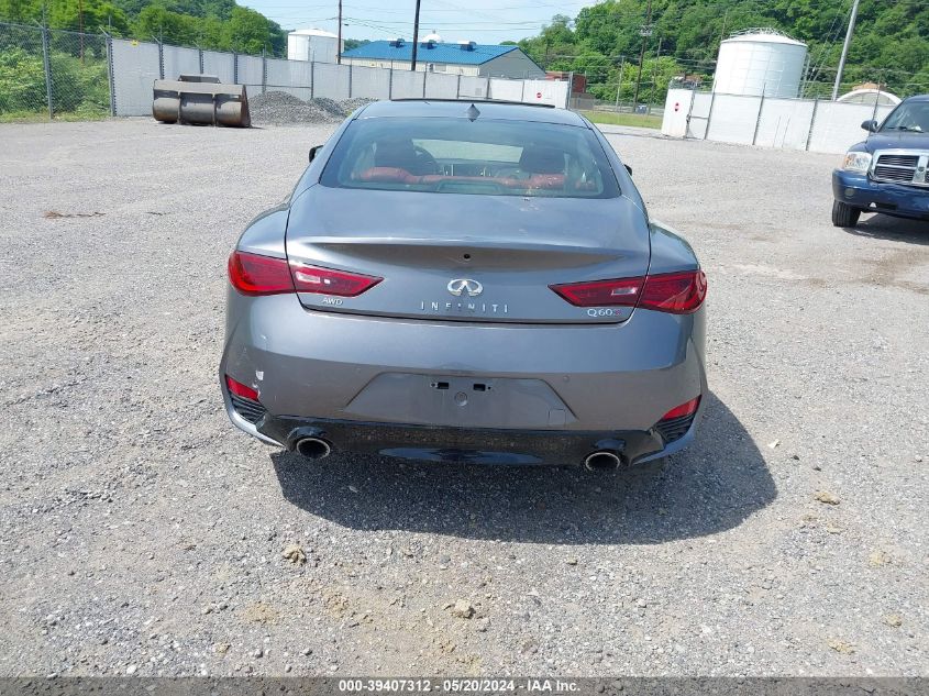 2022 Infiniti Q60 Red Sport 400 Awd VIN: JN1FV7LL3NM680540 Lot: 39407312