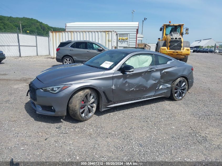 2022 Infiniti Q60 Red Sport 400 Awd VIN: JN1FV7LL3NM680540 Lot: 39407312