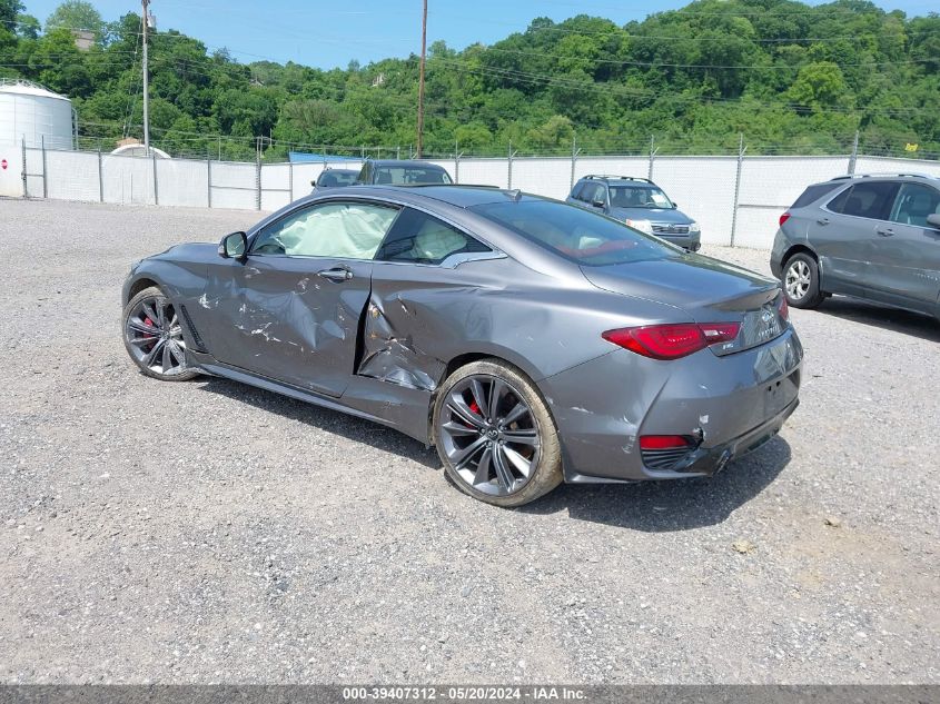 2022 Infiniti Q60 Red Sport 400 Awd VIN: JN1FV7LL3NM680540 Lot: 39407312