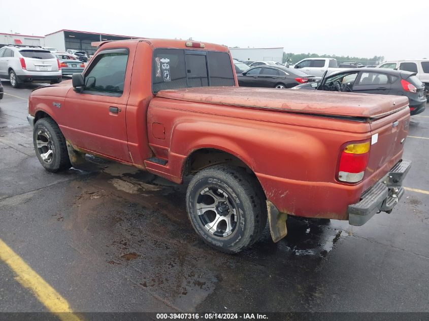 1999 Ford Ranger Xl/Xlt VIN: 1FTYR10C3XPA10662 Lot: 39407316