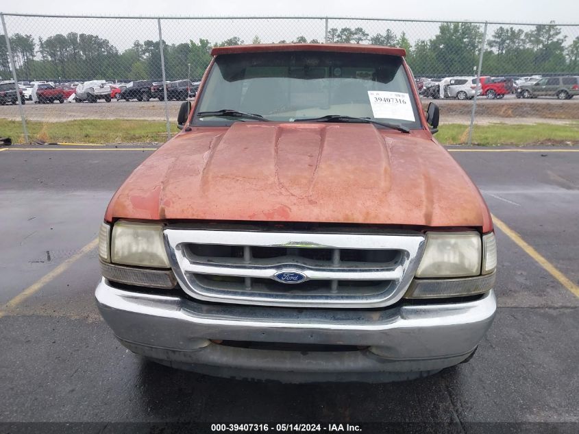 1999 Ford Ranger Xl/Xlt VIN: 1FTYR10C3XPA10662 Lot: 39407316