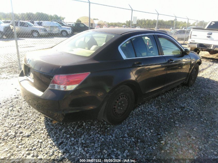 2009 Honda Accord 2.4 Lx VIN: 1HGCP263X9A053139 Lot: 39407332