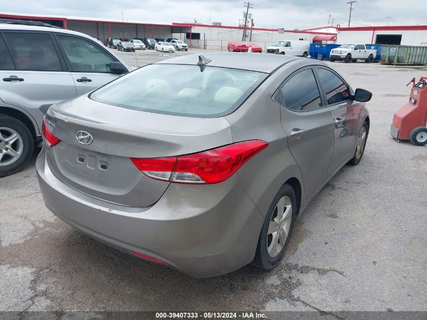 2012 Hyundai Elantra Gls VIN: 5NPDH4AE2CH134365 Lot: 39407333