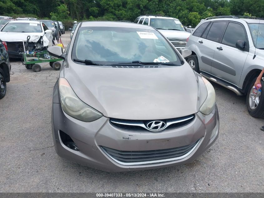 2012 Hyundai Elantra Gls VIN: 5NPDH4AE2CH134365 Lot: 39407333