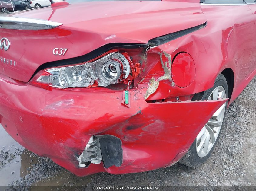 2012 Infiniti G37 VIN: JN1CV6FEXCM201859 Lot: 39407352