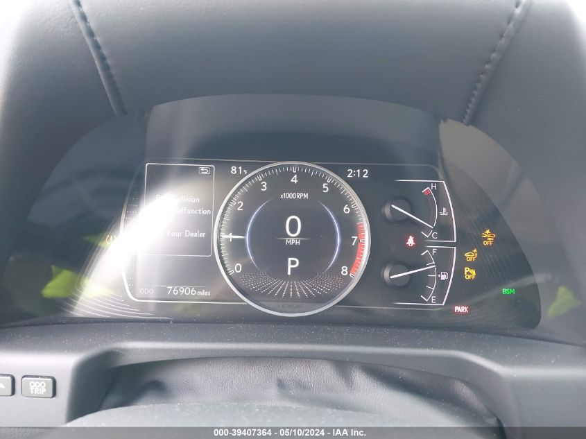 2019 Lexus Es 350 VIN: 58ABZ1B12KU003542 Lot: 39407364