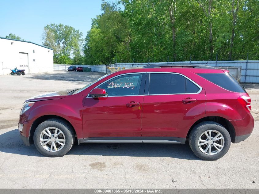 2016 Chevrolet Equinox Lt VIN: 2GNALCEKXG6287511 Lot: 39407365