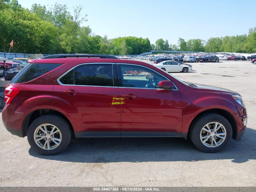 2016 Chevrolet Equinox Lt VIN: 2GNALCEKXG6287511 Lot: 39407365