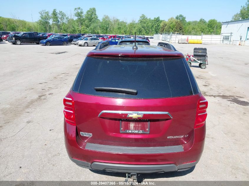 2016 Chevrolet Equinox Lt VIN: 2GNALCEKXG6287511 Lot: 39407365