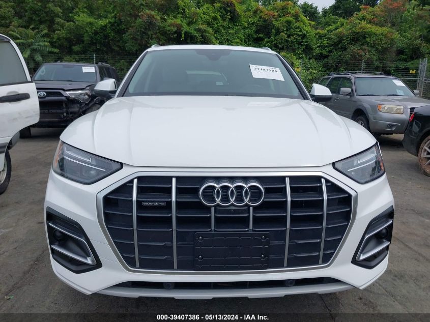 2021 Audi Q5 Premium Plus 45 Tfsi Quattro S Tronic VIN: WA1BAAFY4M2107193 Lot: 39407386