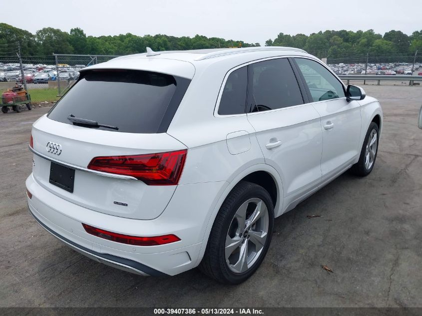 VIN WA1BAAFY4M2107193 2021 AUDI Q5 PREMIUM PLUS 45 TFSI QUATTRO S TRONIC