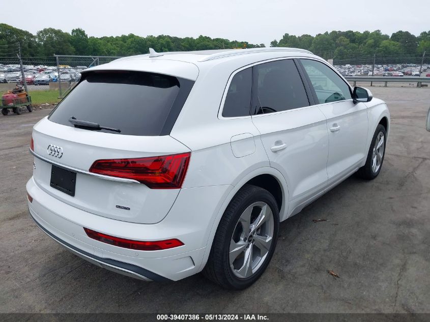 2021 Audi Q5 Premium Plus 45 Tfsi Quattro S Tronic VIN: WA1BAAFY4M2107193 Lot: 39407386