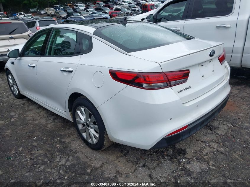 2018 Kia Optima S VIN: 5XXGT4L33JG237813 Lot: 39407398