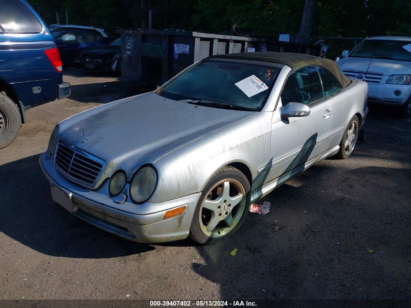 2002 Mercedes-Benz Clk 430 VIN: WDBLK70G42T104231 Lot: 39407402