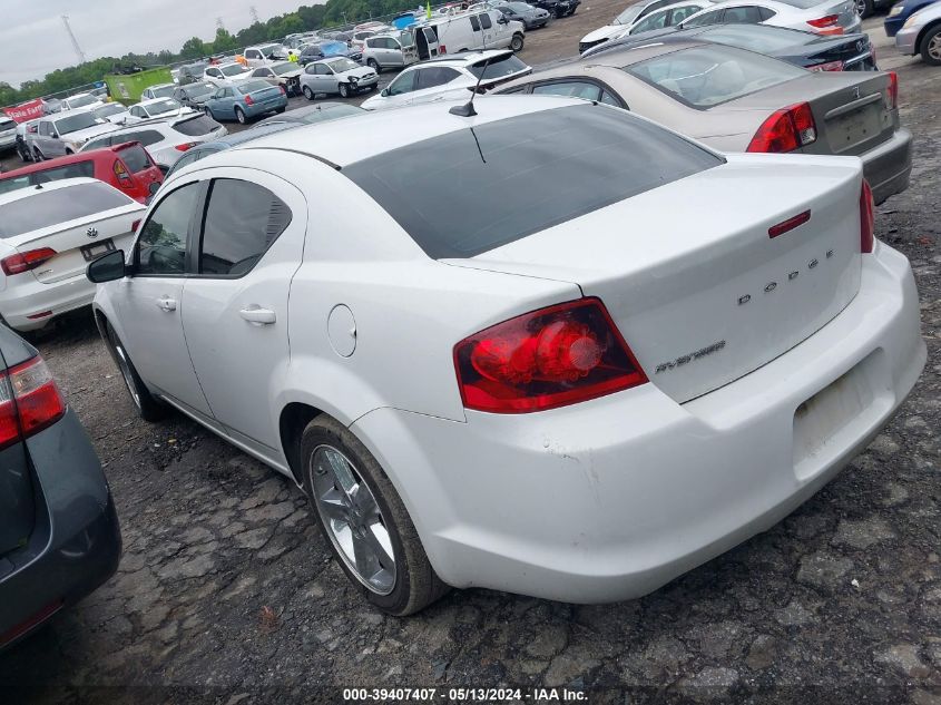 2014 Dodge Avenger Se VIN: 1C3CDZAG2EN132483 Lot: 40280315