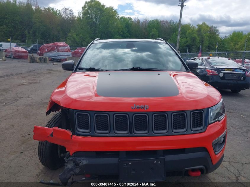 2018 Jeep Compass Trailhawk 4X4 VIN: 3C4NJDDB7JT128911 Lot: 39407415