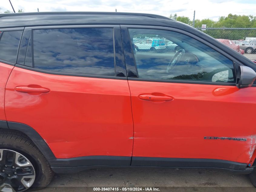 2018 Jeep Compass Trailhawk 4X4 VIN: 3C4NJDDB7JT128911 Lot: 39407415