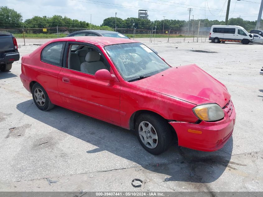 2005 Hyundai Accent Gls/Gt VIN: KMHCG35C25U358726 Lot: 39407441